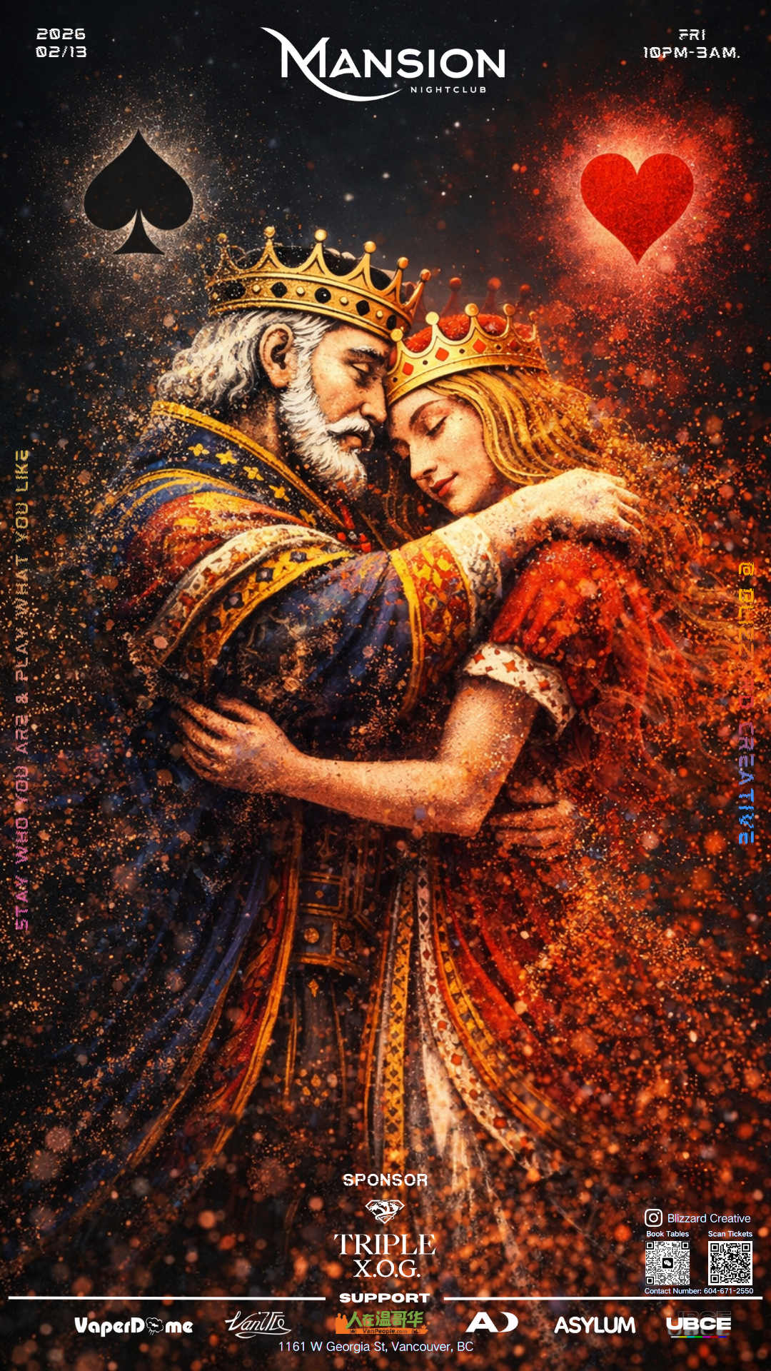 LOVE IS A GAMBLE - Friday, February 13th