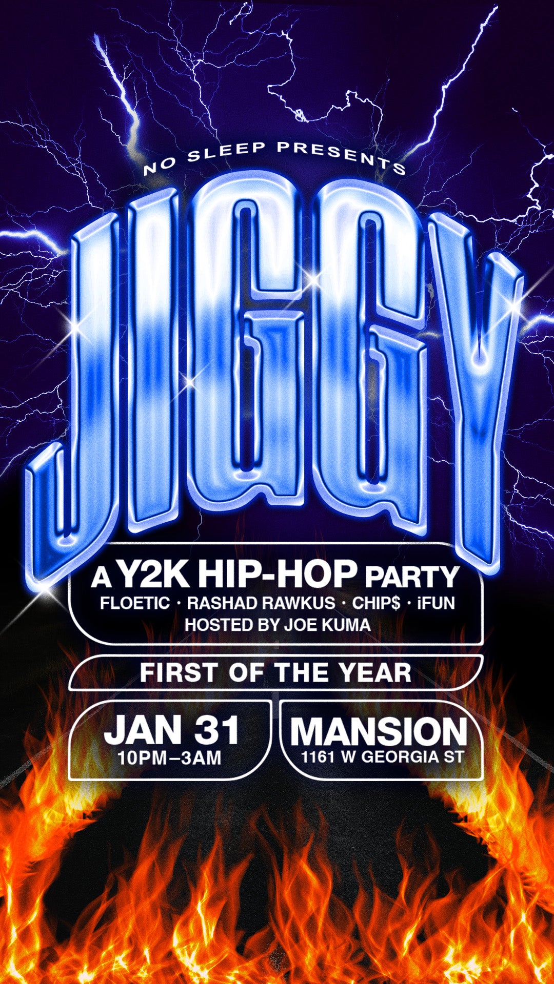 JIGGY: A Y2K HIP HOP PARTY (FIRST OF THE YEAR)