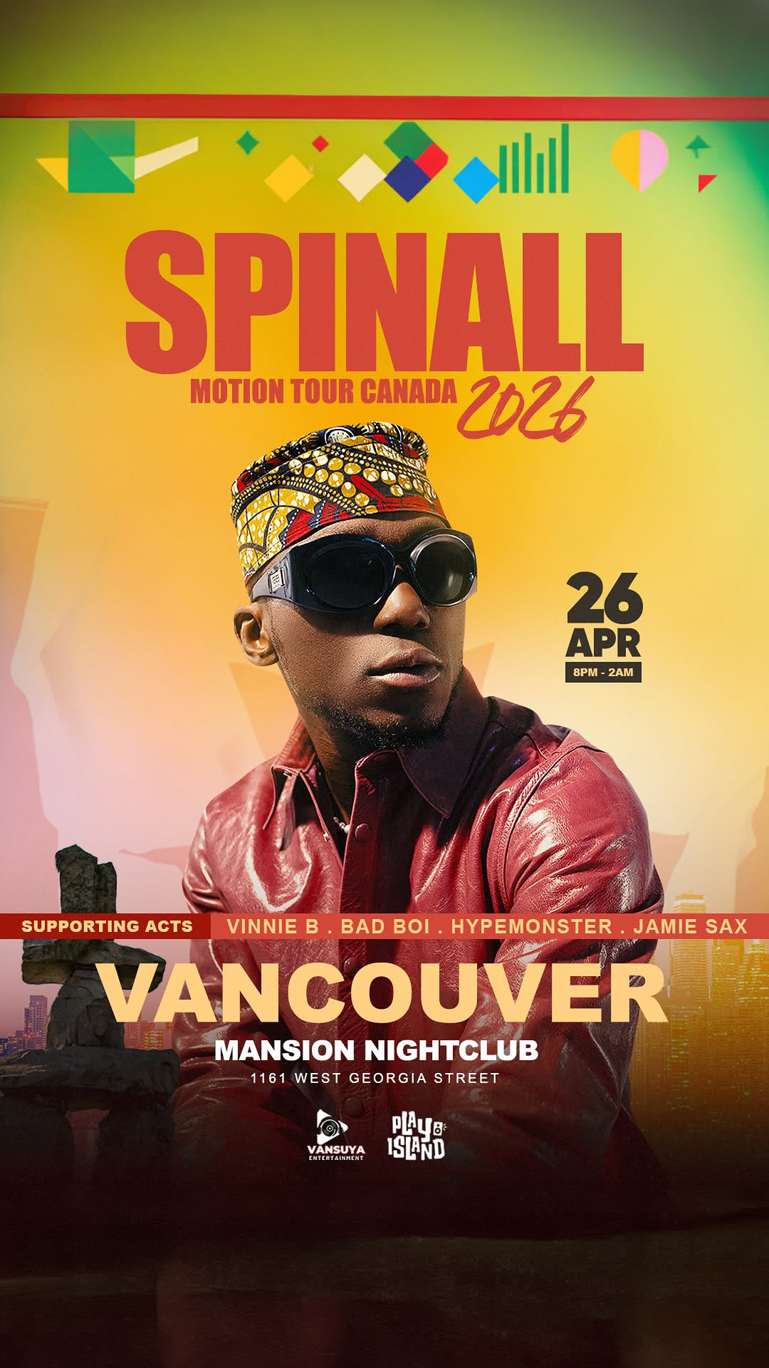SPINALL - MOTION TOUR 2026