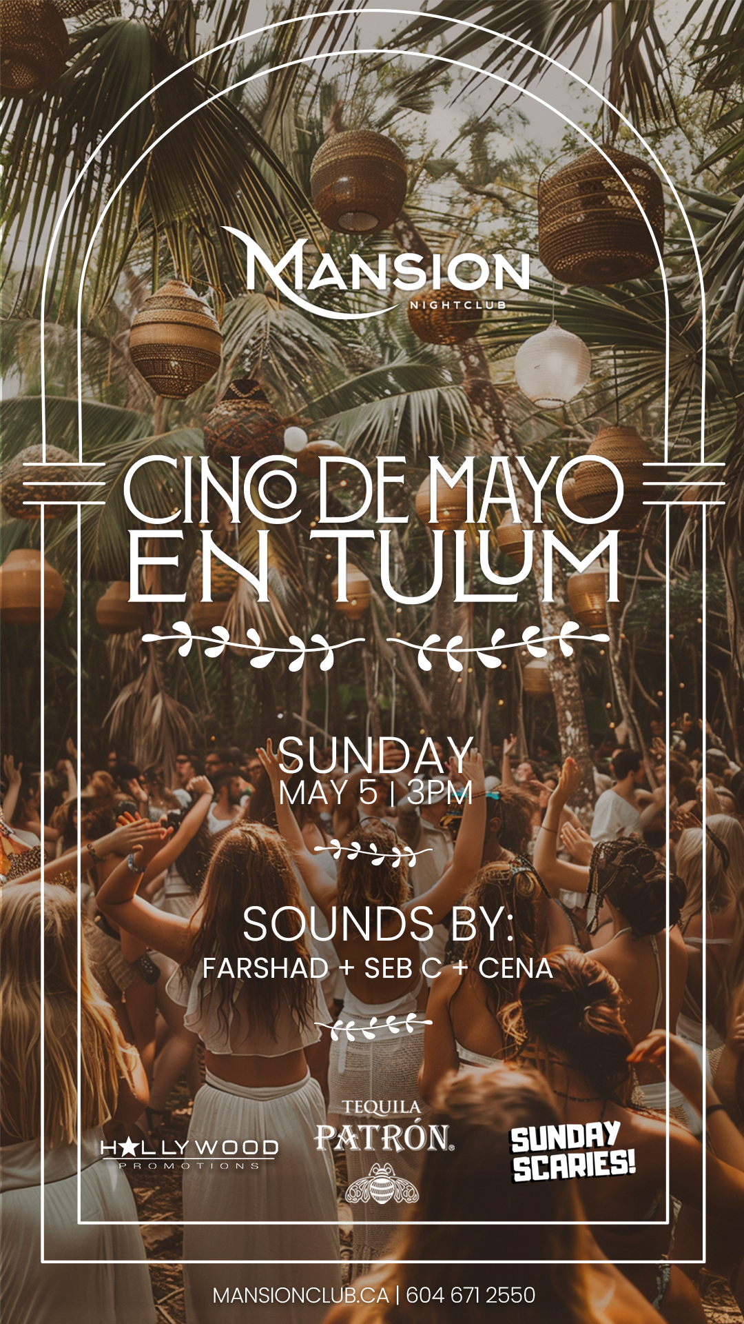Mansion Nightclub Cinco De Mayo En Tulum Day Party Flyer